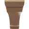 Ekena Millwork 6"W x 36"D x 12"H Thin Hughes Rough Cedar Woodgrain TimberThane Corbel, Primed Tan CORUR06X36X12HUGRCPR - alternate 6